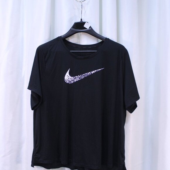 Nike Tops - Nike Black Tee with White Swoosh